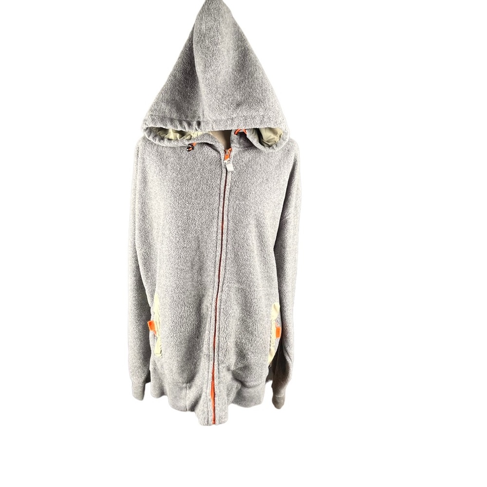 Suburban gray fleece hoodie